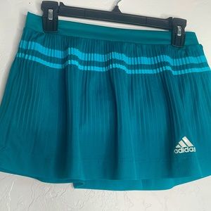 Turquoise, Athletic, Adidas, Skirt, Small